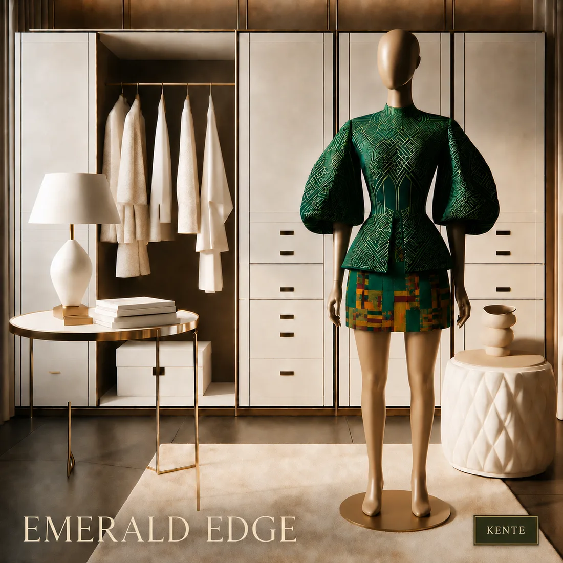 Afro-Edwardian closet look